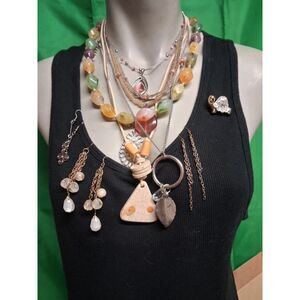 Boho Fairycore Romantic Cottagecore Jewelry Mini-Bundle Curated Natural Vibes